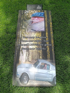 Custom Memorial Grave Blanket